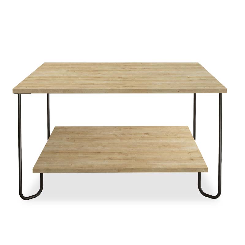 Τραπεζάκι σαλονιού “MARBO” σε χρώμα light oak 80x80x45
