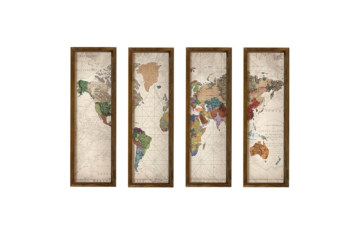 Πίνακας από mdf πολύχρωμος 79×3,5×70