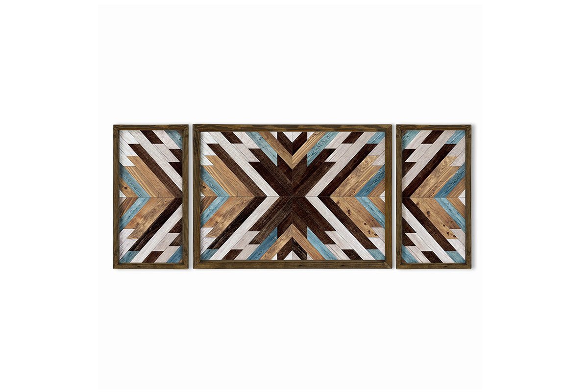 Πίνακας ” PWF-0221″ από MDF πολύχρωμος 120×3.5×50