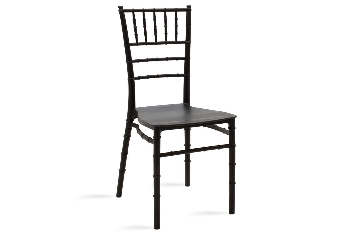 Καρέκλα catering “TIFFANY” από PP σε μαύρο χρώμα 40x45x88