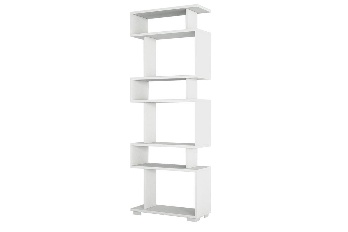 Ραφιέρα “PWF-0457” σε λευκό χρώμα 60×19,5×165,5