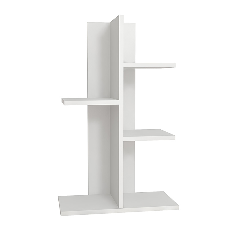 Βιβλιοθήκη ραφιέρα “NANSI” σε χρώμα λευκό 50x22x90
