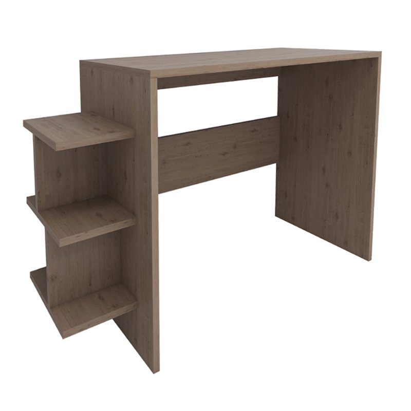 Γραφείο-ραφιέρα “POLIA” σε χρώμα καρυδί 109,5x45x72