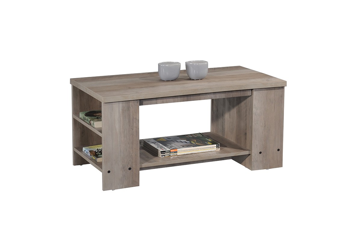 Τραπέζι σαλονιού “TARA” σε χρώμα rustic oak 90x46x43