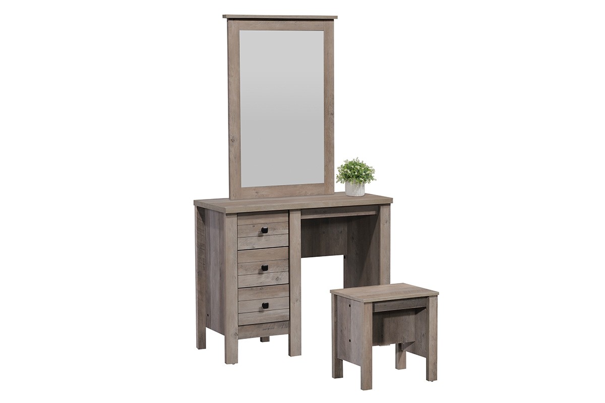 Κονσόλα-τουαλέτα “TARA” σε χρώμα rustic oak 121.5×39.5×162.5