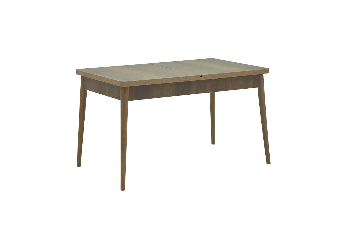 Τραπέζι “MARBELLA” επεκτεινόμενο από MDF σε φυσικό χρώμα 130x80x75