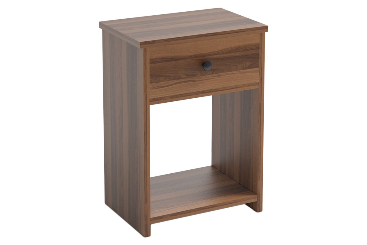 Κομοδίνο “LINDEN” σε καρυδί χρώμα 35x45x47