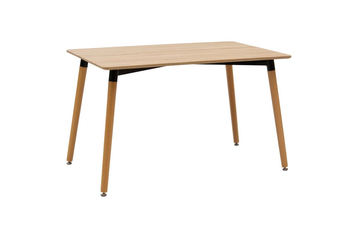 Τραπέζι “NATALI” από MDF σε sonoma/φυσικό χρώμα 120x80x76