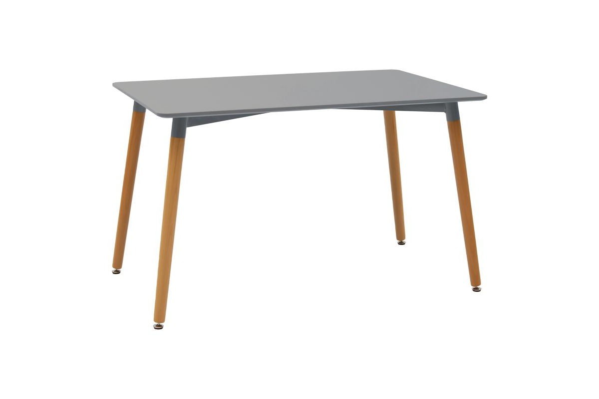 Τραπέζι “NATALI” από MDF σε γκρι/φυσικό χρώμα 120x80x76