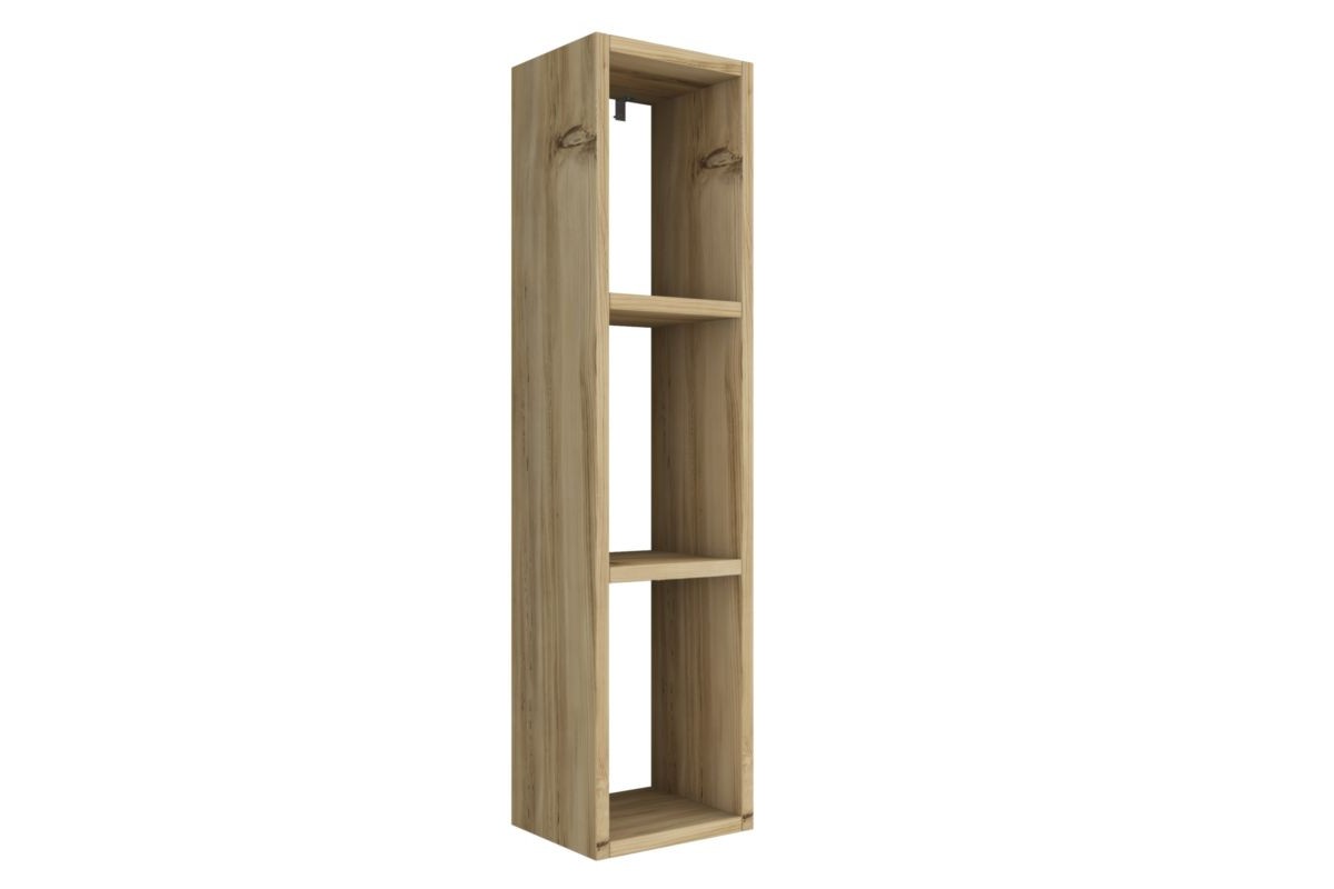 Ραφιέρα τοίχου “ADELIA” σε καρυδί χρώμα 22×18.5×90