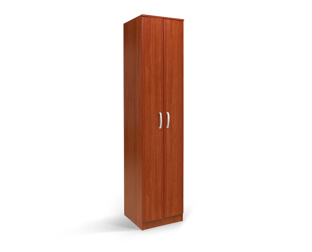 Ντουλάπα “FORTUNA SOFT F1” μονόφυλλη σε χρώμα κερασί 50x52x222