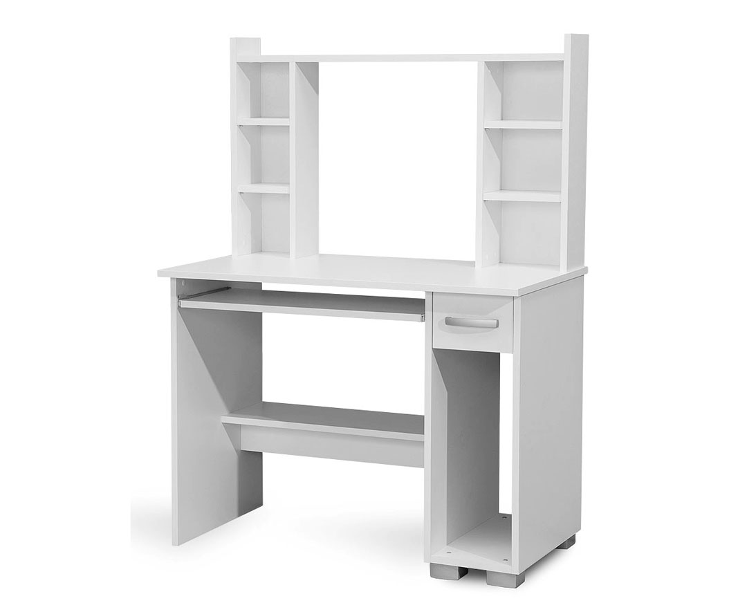 Γραφείο υπολογιστή “DIONIS” σε χρώμα λευκό 100x55x136