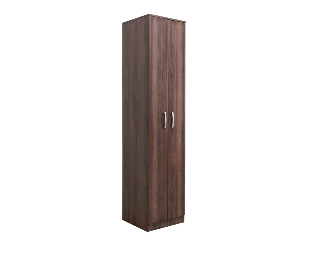 Ντουλάπα “FORTUNA SOFT F1” μονόφυλλη σε χρώμα tobacco 50x52x222