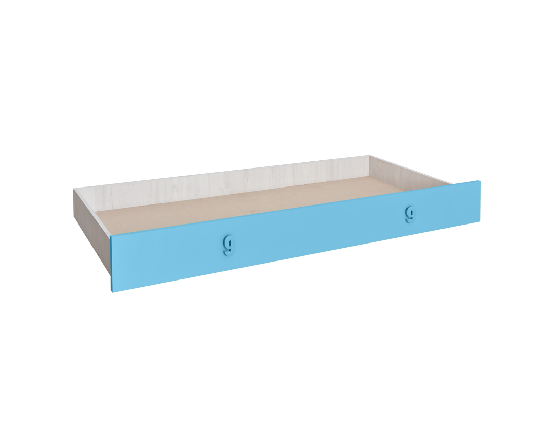 Συρτάρι κρεβατιού "NUMERO" σε μπλε χρώμα 199,5x94x23