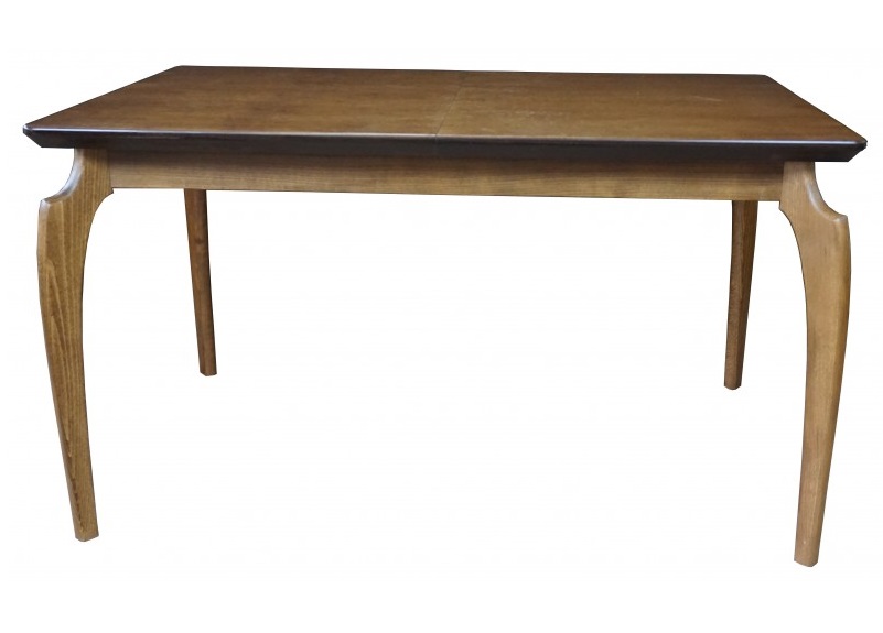 Τραπέζι "VIKTOR" επεκτεινόμενο ξύλινο σε καρυδί χρώμα 160(+40)x90x75