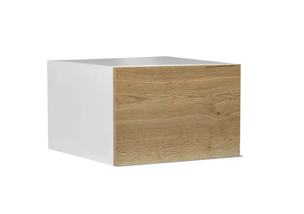 Κρεμαστό ντουλάπι κουζίνας "ELEGANCE" σε χρώμα δρυς/λευκό 45x60x35