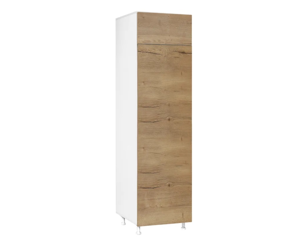 Ντουλάπι ψυγείου “ELEGANCE” σε χρώμα δρυς/λευκό 60x60x222