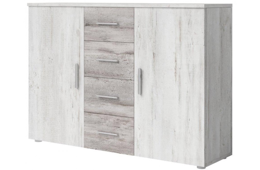 Μπουφές “VERON-ARCTIC” σε χρώμα πεύκου 132x38x92