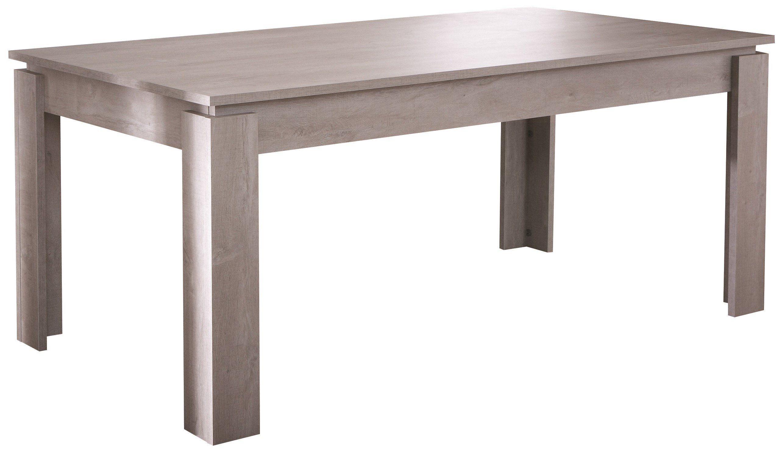 Τραπέζι “SEMA” σε χρώμα ανοιχτό σταχτί 170x90x77