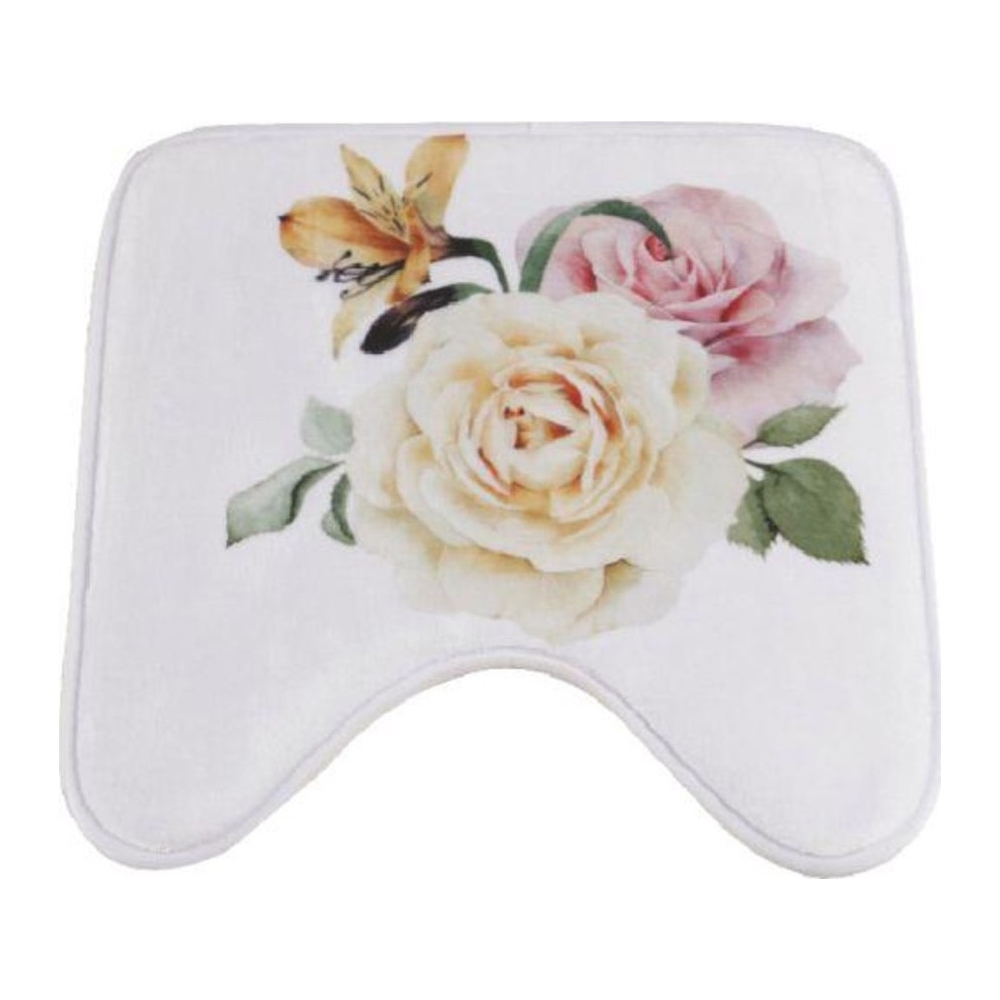 Πατάκι μπάνιου πέταλο “ROSES” με σχέδιο 45×45